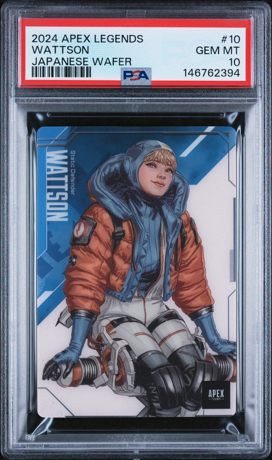 2024 APEX LEGENDS JAPANESE WAFER CARD #10 WATTSON PSA 10