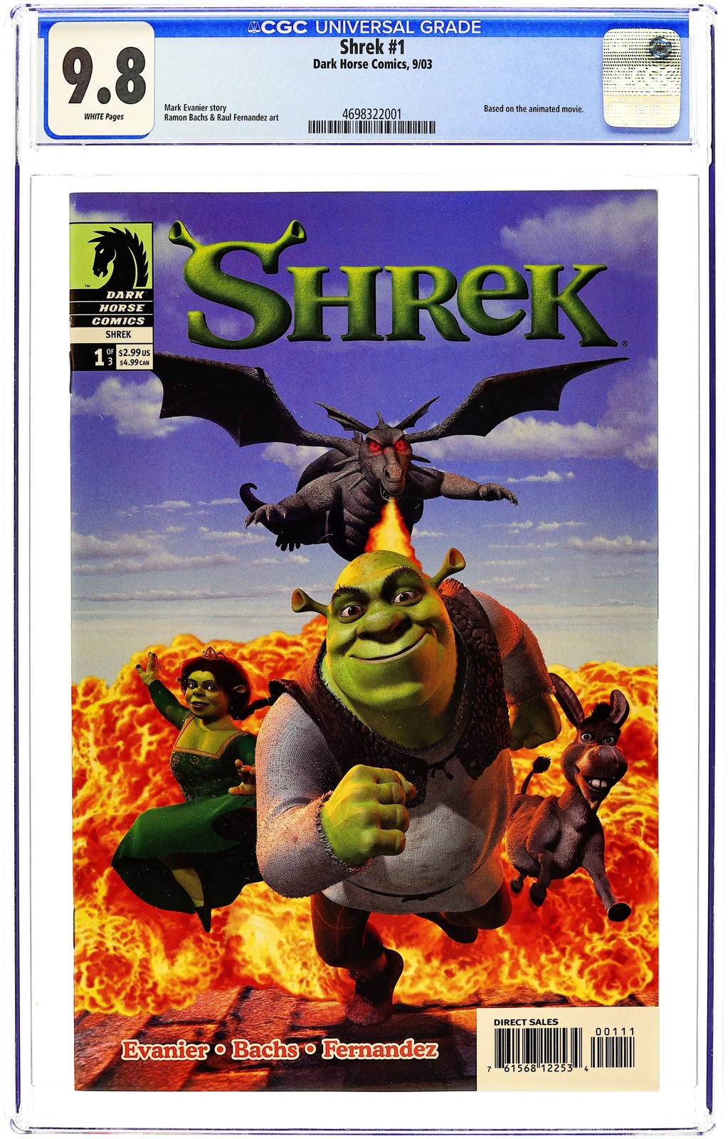 Shrek #1 CGC 9.8 2003 4698322001