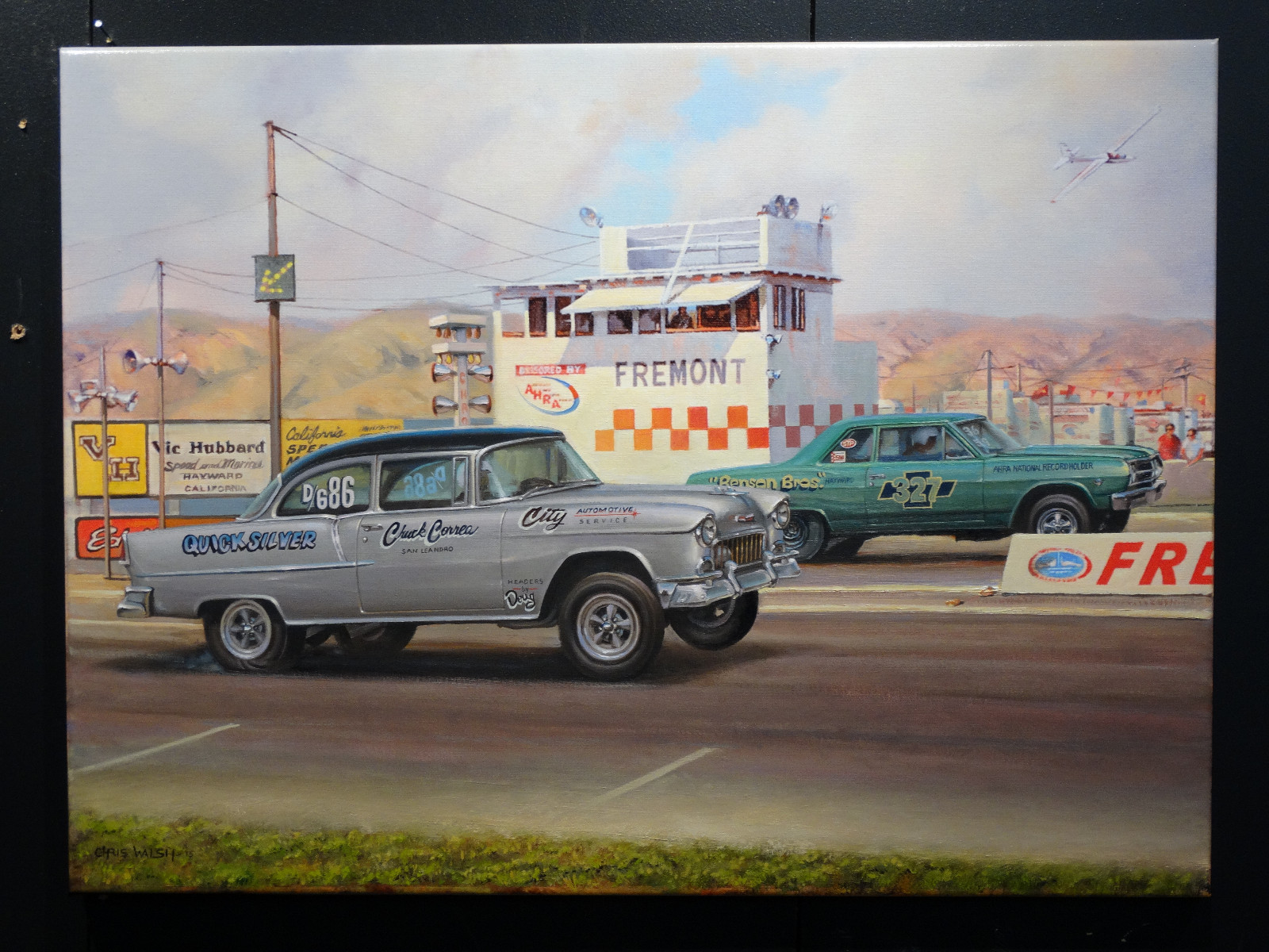 Drag Racing action prints - Chuck Correa, Fremont Drag Strip circa 1967