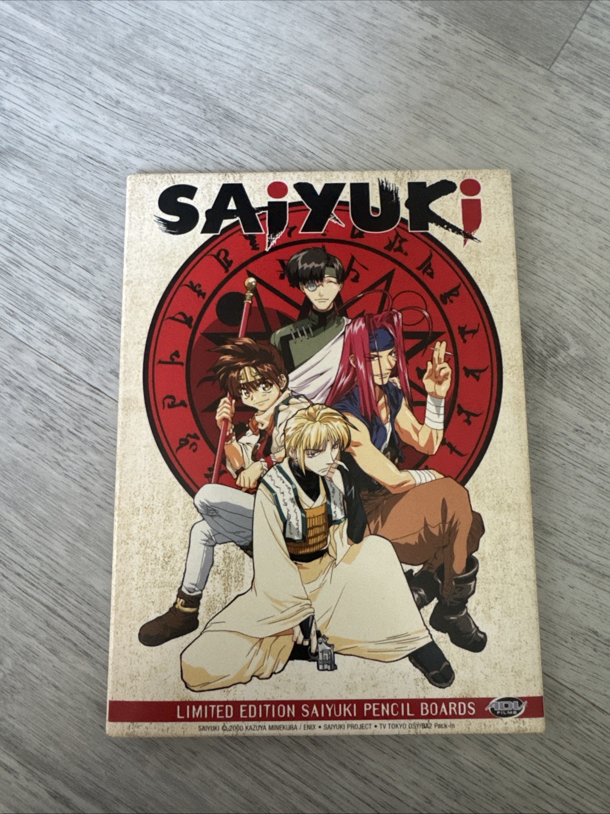 NEW Saiyuki Rare Limited Edition Pencil Boards in a cardboard case Year 2000