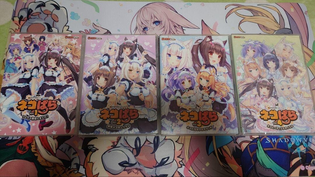 Nekopara Vol.1 ,Vol.2 Vol.3 Vol.4 4pcs set PC Windows Game Normal Edition Japan