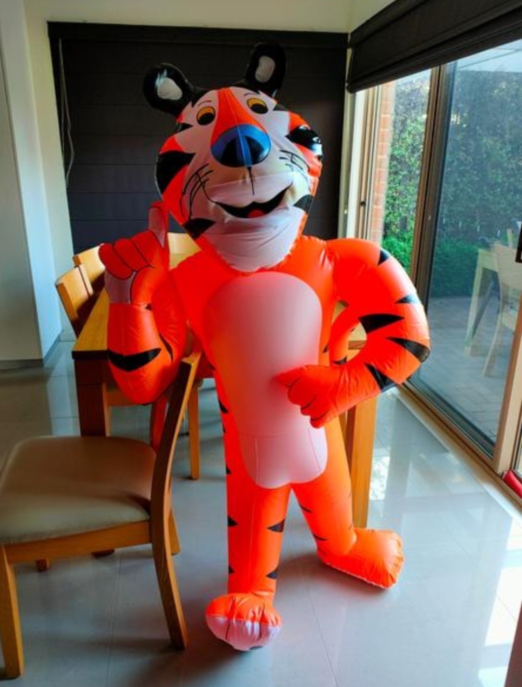 Vintage 1990s Kellogg's Tony The Tiger 5ft Promo Inflatable - Australian Variant