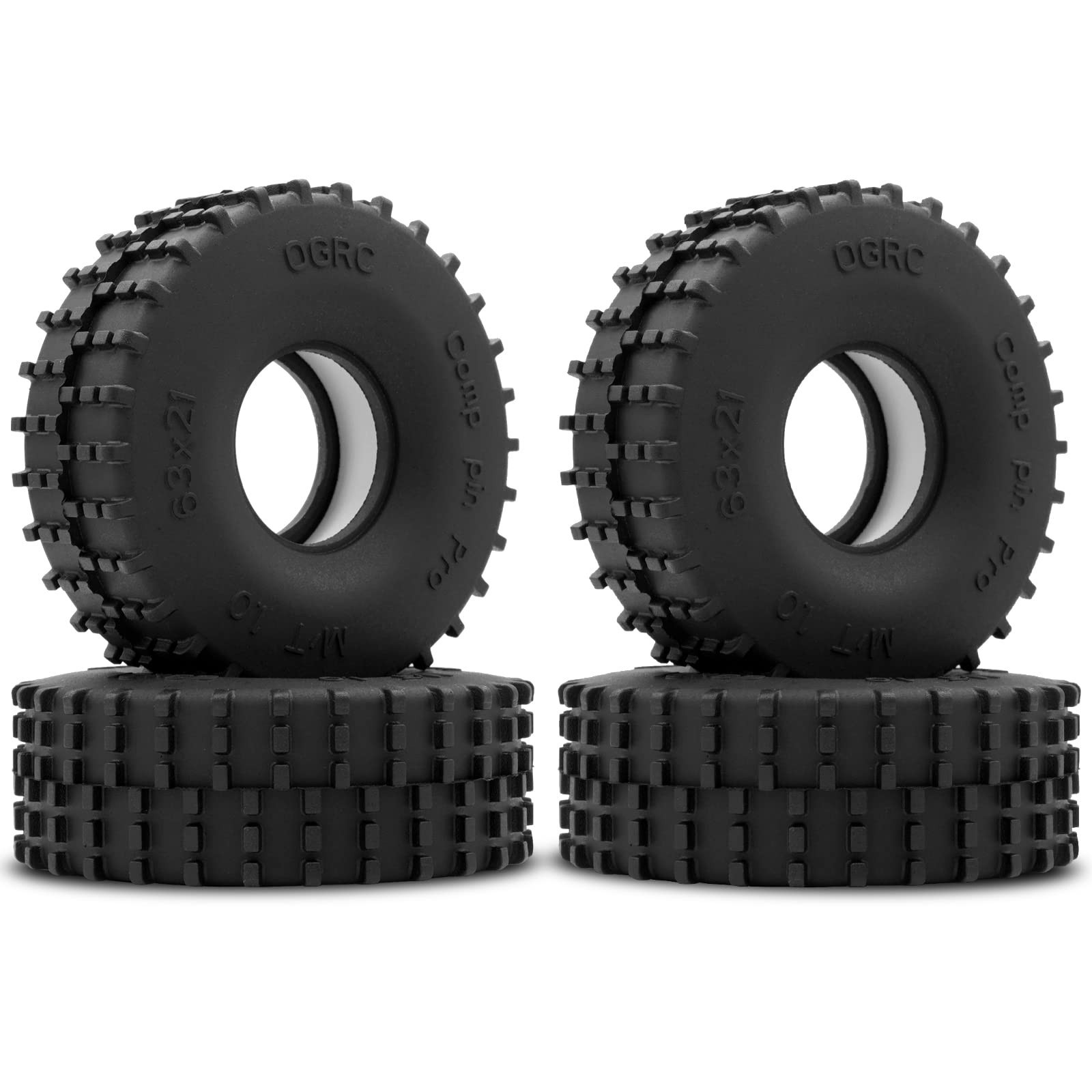 OGRC 1.0 RC Tires Competition Pins Tyres Super Soft New Compound 1.0 Tires wi...