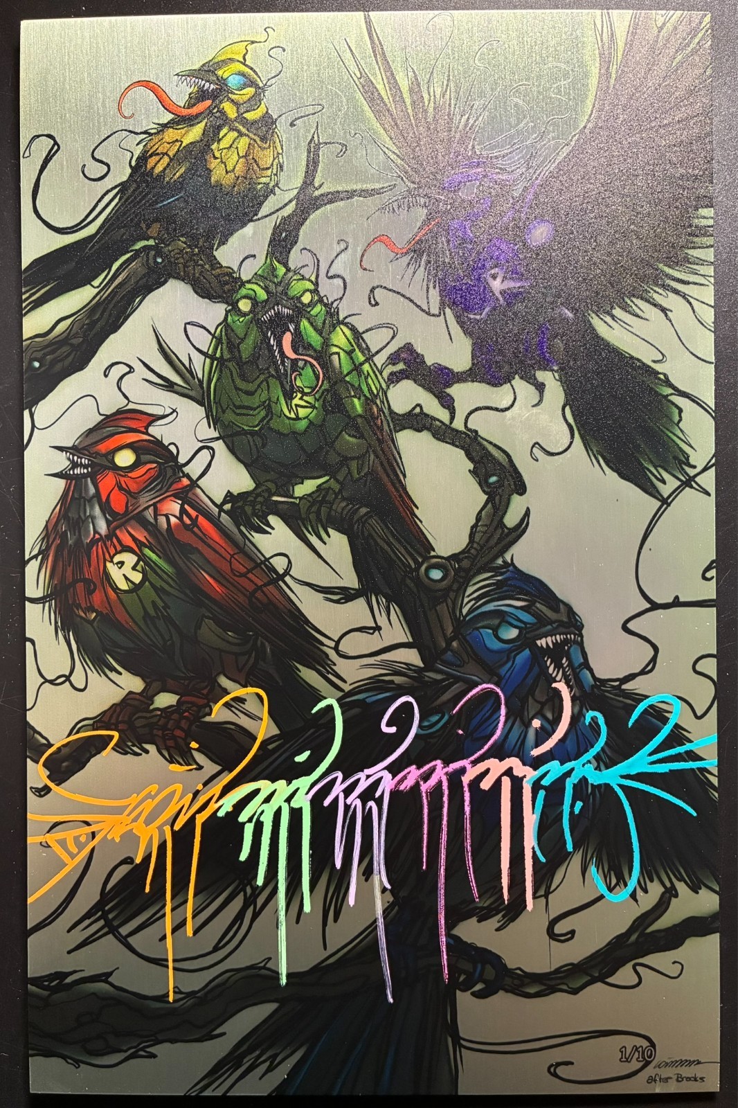 Gorkem Demir - Venomized Robins - Metal - 1/10 S.I.M. Signed w/ COA Rare Alpha