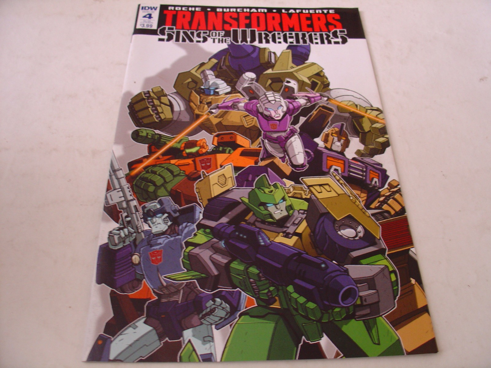 Transformers Sins Of the Wreckers #4 (IDW Comics, 2016) NM Nick Roche Sub Cover