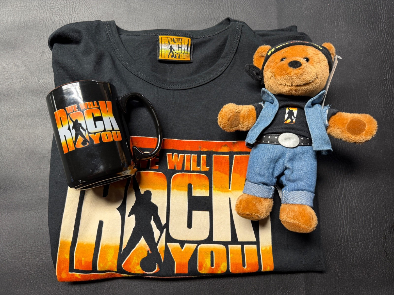 We Will Rock You  The Musical by Queen and Ben Elton Souvenir Lot Mug,Shirt,Bear