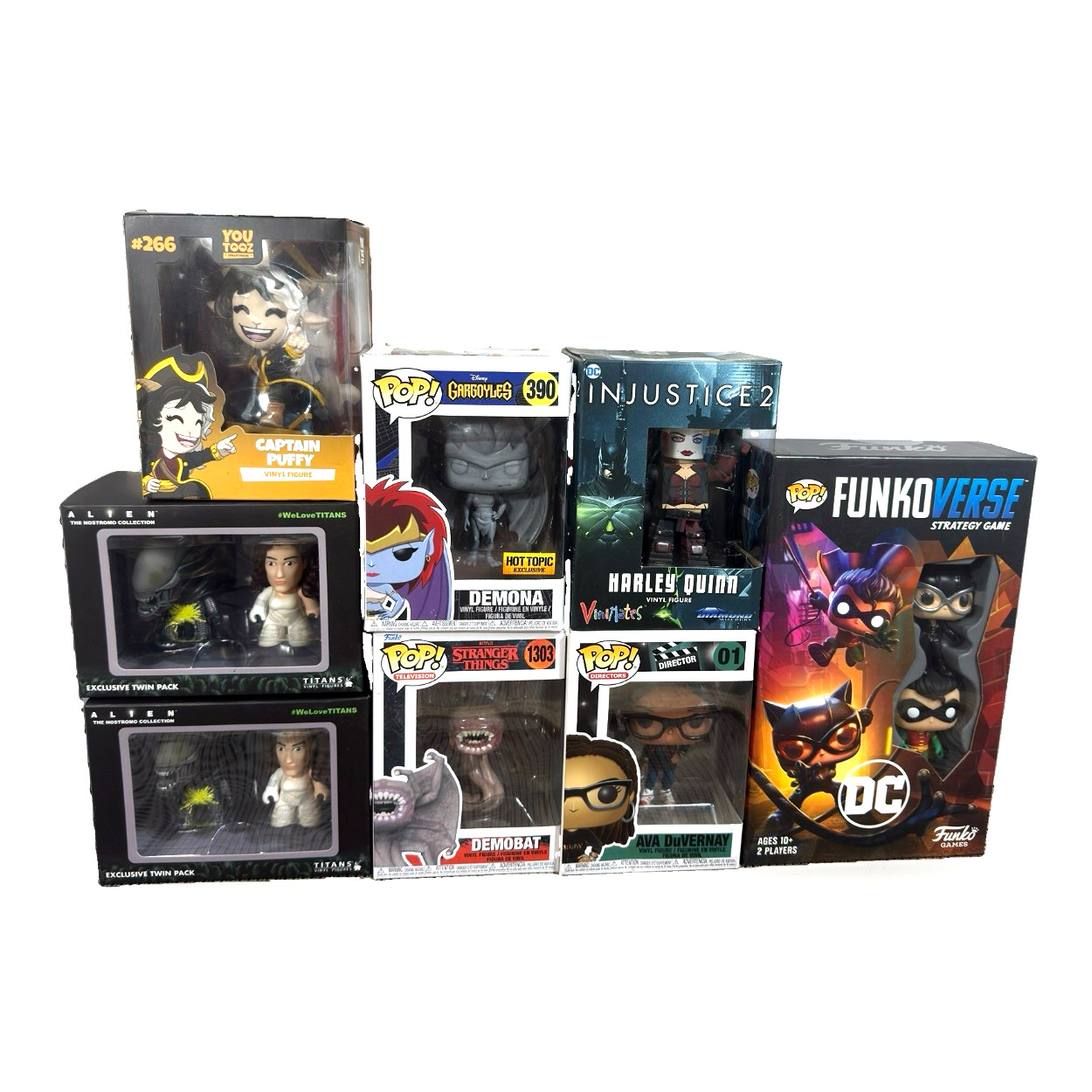 Funko Pop Vinyl Figure Lot Youtooz Stranger Things Alien Funkoverse DC Game