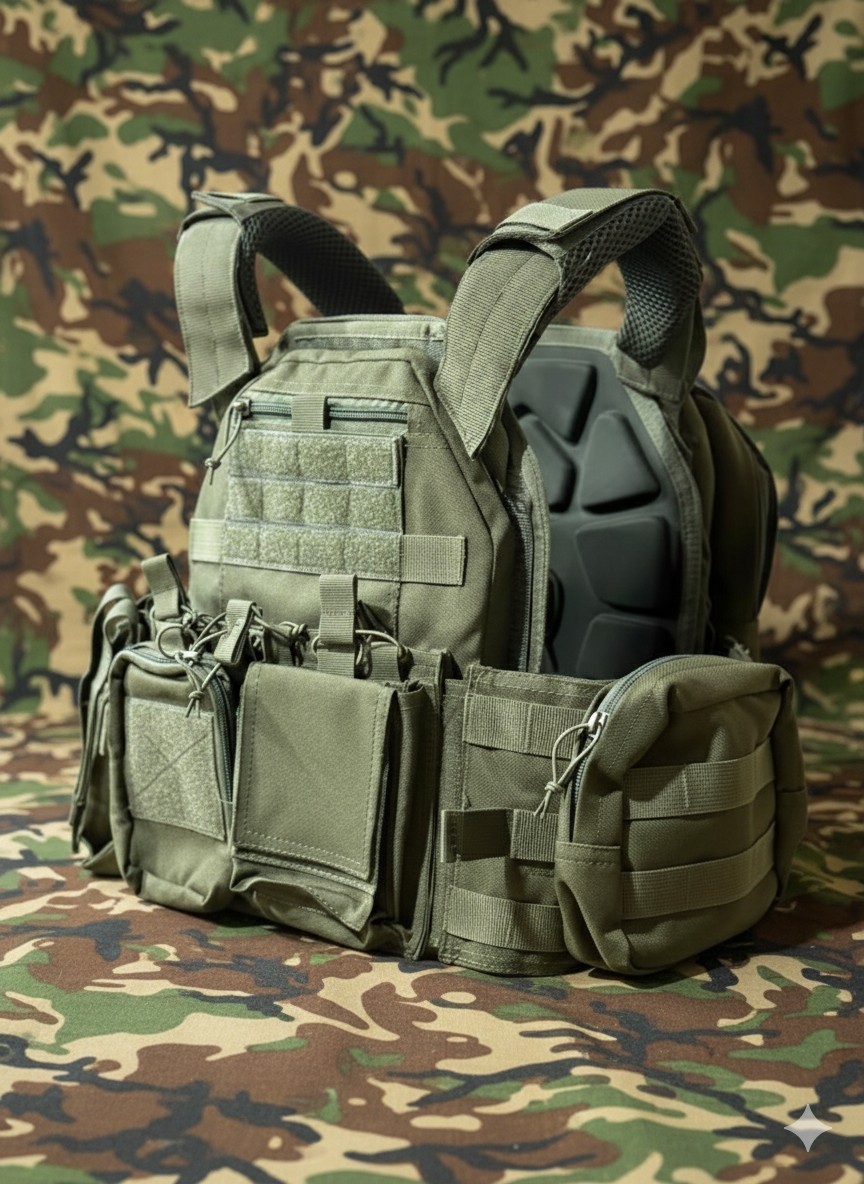 FAPV  Plate Carrier Vest Ranger Green -GEN 5 Quick Release, USA,UK ARMY.