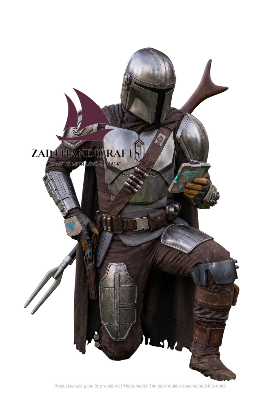 ZAIN Medieval Mandalorian Full Body Hunter Cosplay Costume Armor Halloween Gift