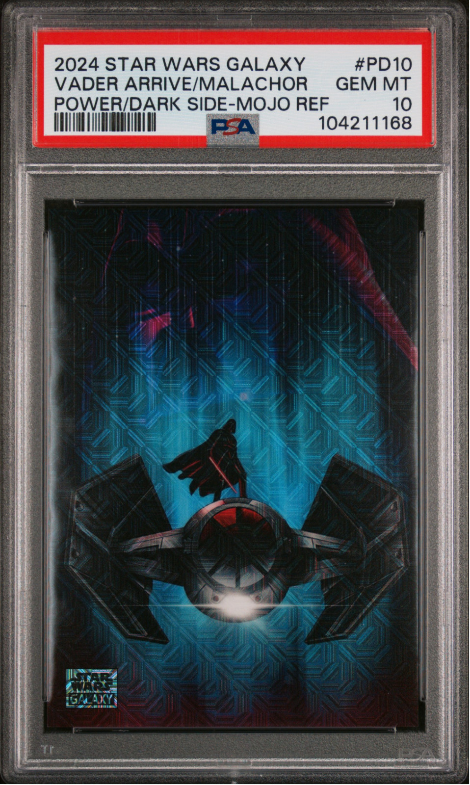 2024 Topps Star Wars Galaxy Darth Vader Arrives on Malachor Mojo #/50 PSA 10