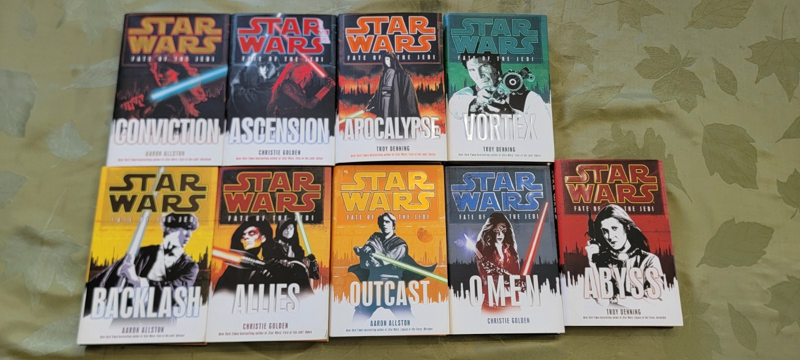 Star Wars Fate of the Jedi Legends Hardcover Lot 9 Books **1st Edition