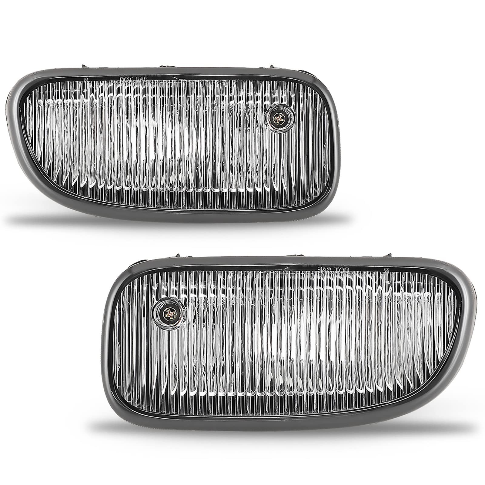 AUTOWIKI Fog Lights Fit For 1999 2000 2001 2002 2003 Jeep Grand Cherokee Fog ...