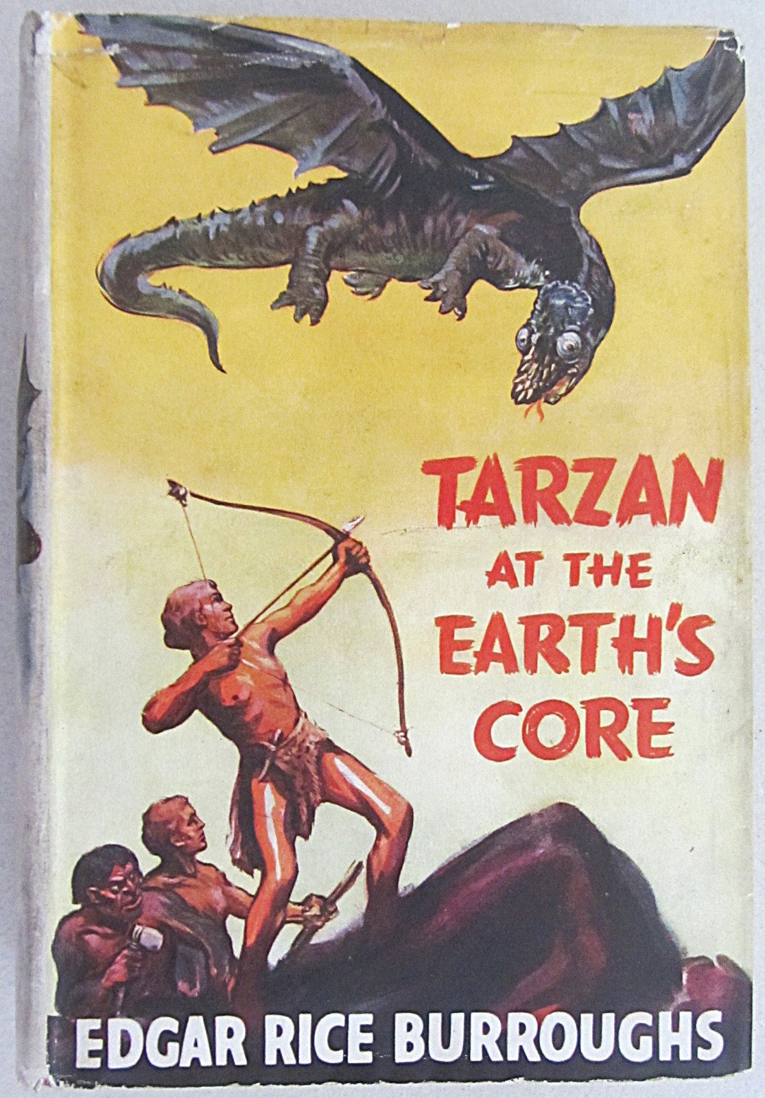 TARZAN AT THE EARTH'S CORE~EDGAR RICE BURROUGHS~METHUEN CO~1st ED~1st ED PC DJ