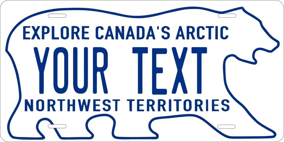 Northwest White Custom State License Plate Personalized 12