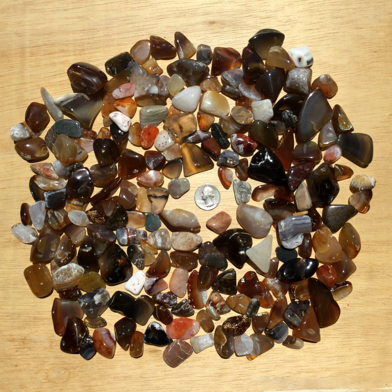 Large 3LB Lot Polished Rocks Mixed Colors Shapes Sizes Natural Stones & Crystals