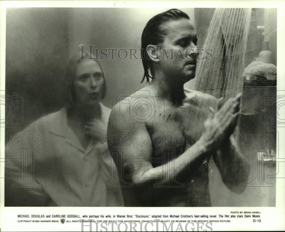 1994 Press Photo Michael Douglas and Caroline Goodall star in \