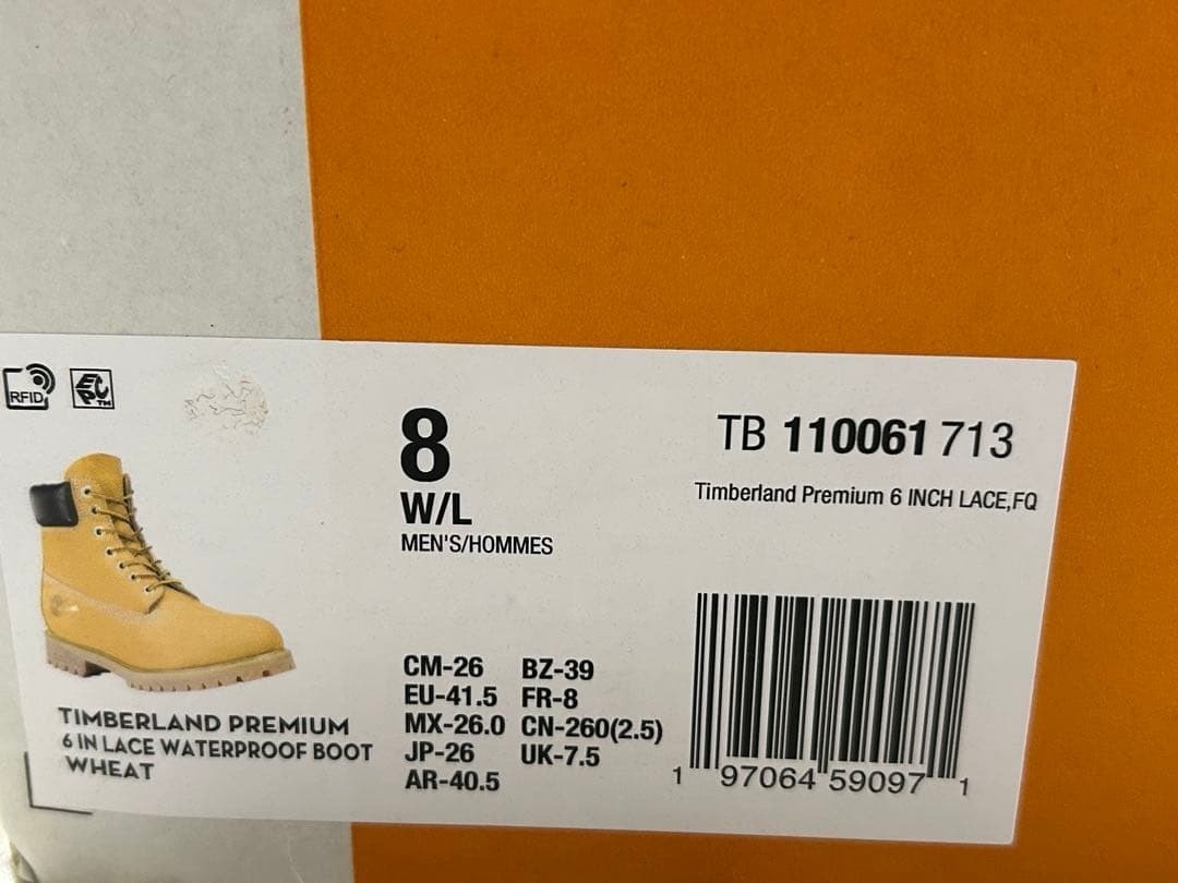 Timberland x One Piece Luffy 6-Inch Premium Waterproof Boots Wheat Rare Japan