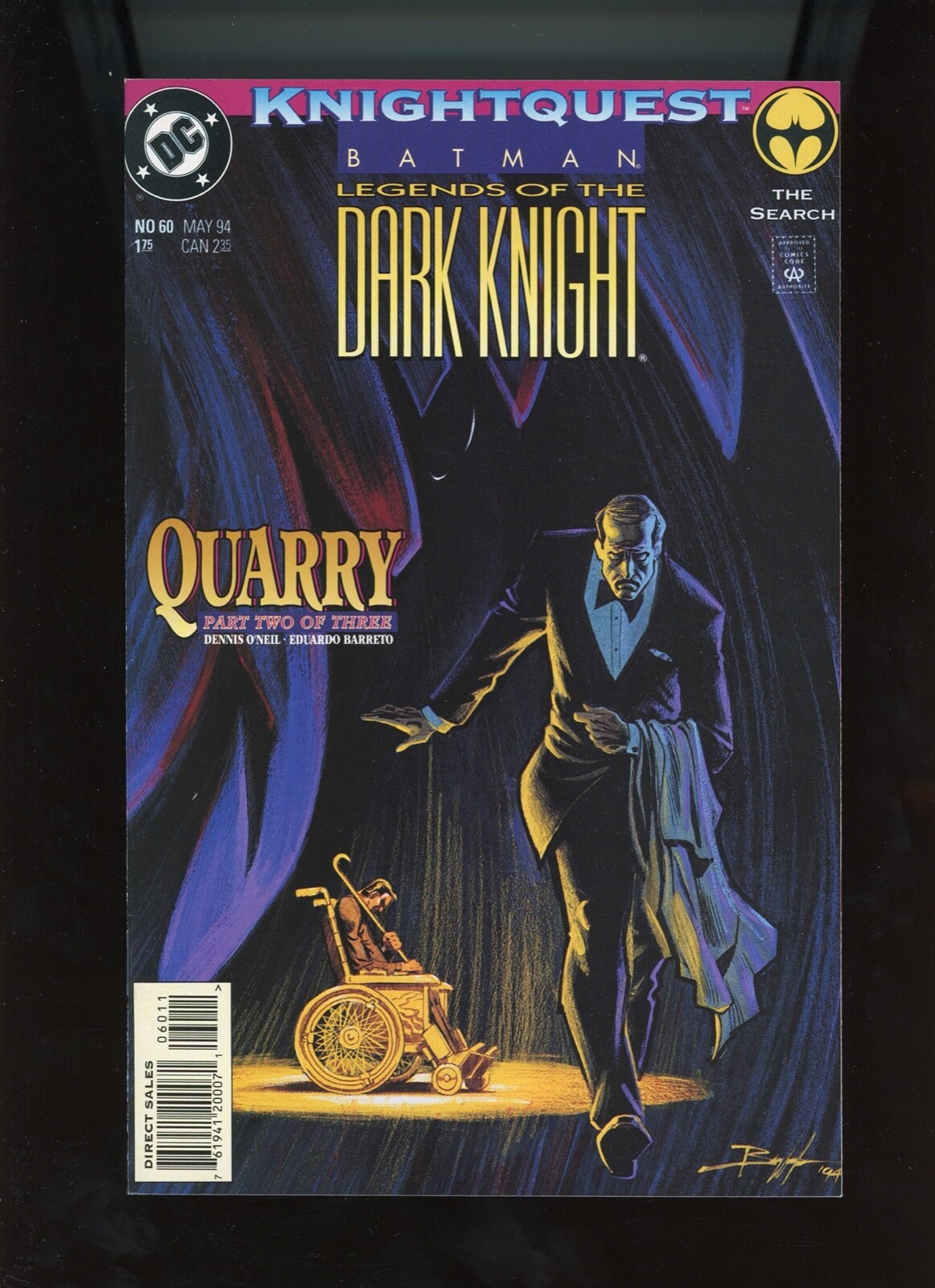 1994 DC, Batman: Legends of the Dark Knight #60, Knightquest Part 7, NM, BX52
