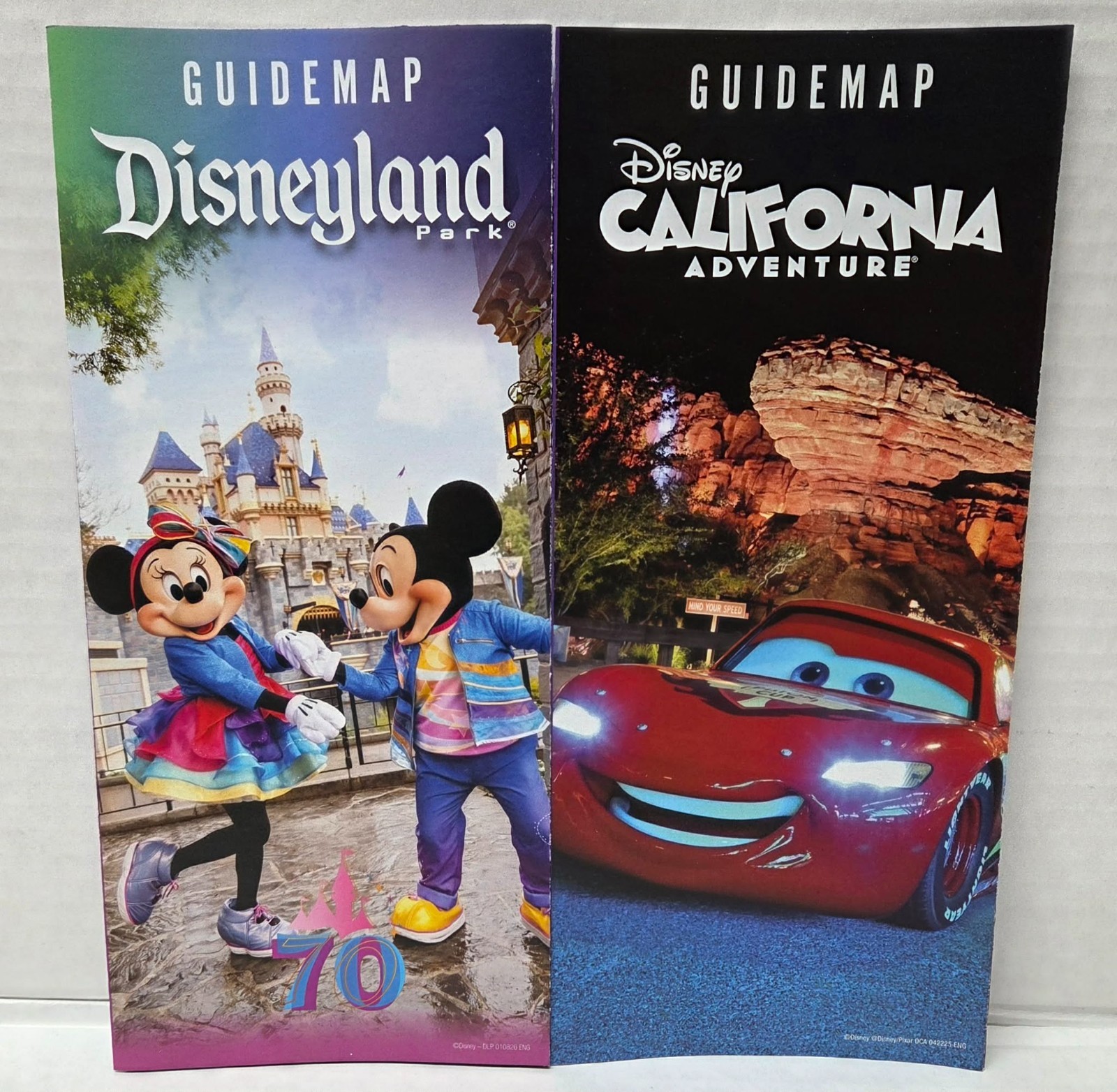 Disneyland Map 70th Anniversary 2026 & Disney California Adventure Guide Map