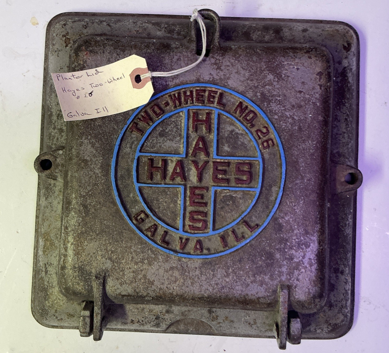Hayes Hayes Two-Wheel No. 26 Galva ILL