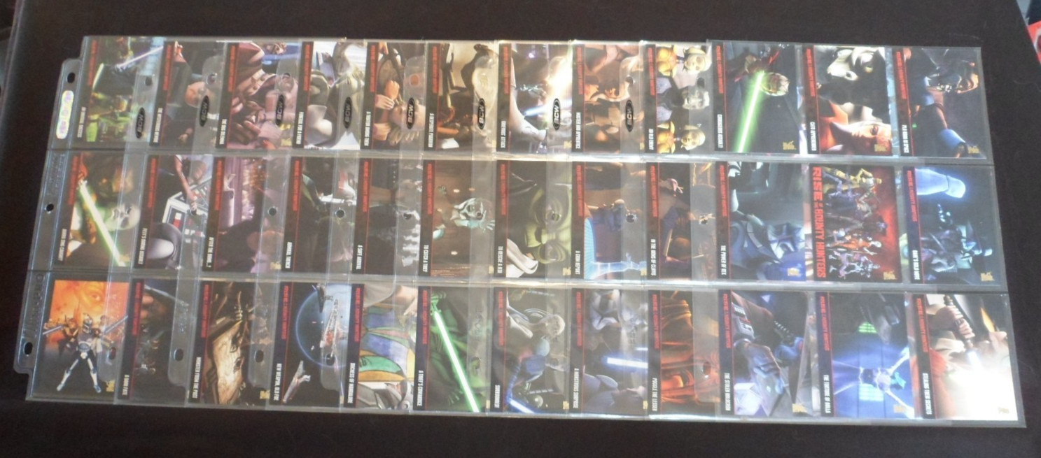 Star Wars Clone Wars Rise of the Bounty Hunters FOIL-STAMPED Parallel Set of 100