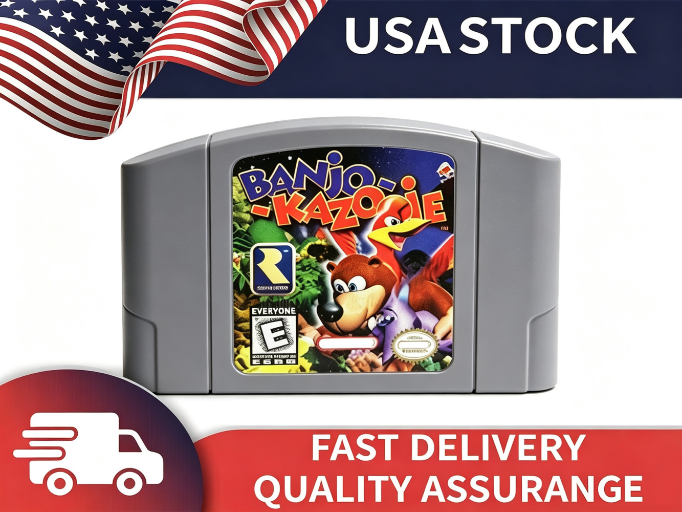Banjo-Kazooie Games Cartridge For Nintendo 64 Console US Version Fast Shipping