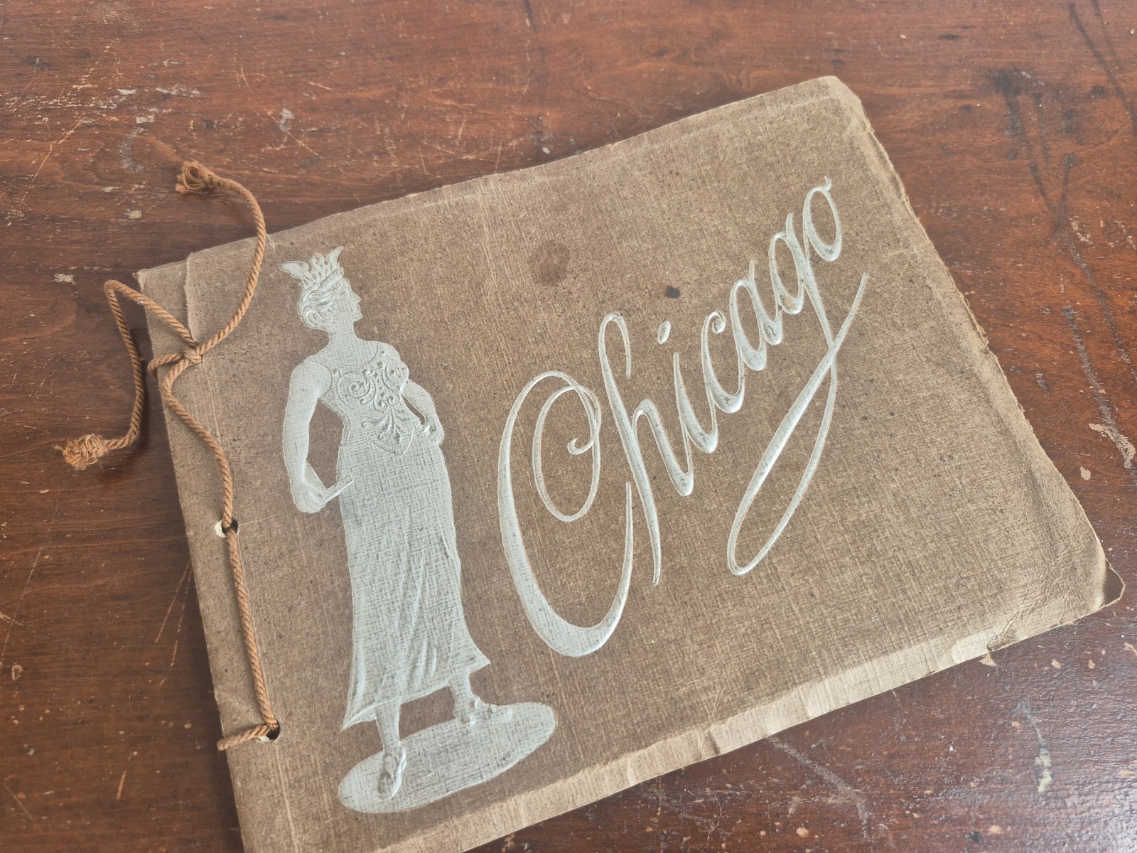 Antique 1908 Souvenir of Chicago Hammon Book Pamphlet Photos Rare Edwardian 
