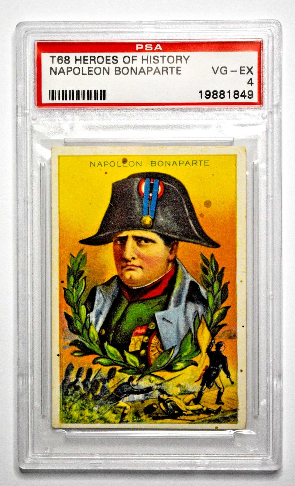 1911 Heroes of History T68 Napoleon Bonaparte PSA 4 VG-EX Pop 9 only 8 Higher