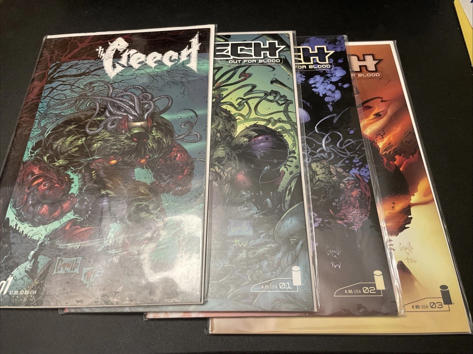 The Creech Comic Book Lot - Image Comics - Full Run Out For Blood