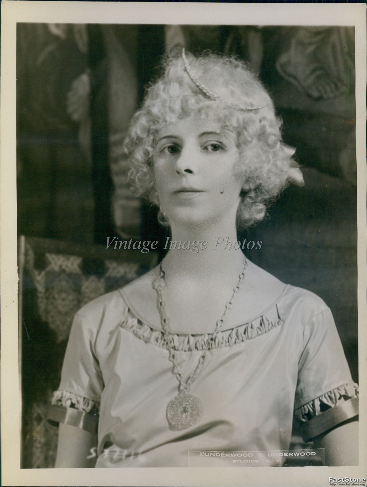 1924 New York Eleanor Alexander Roosevelt Necklace Historic Vintage Photo 6x8
