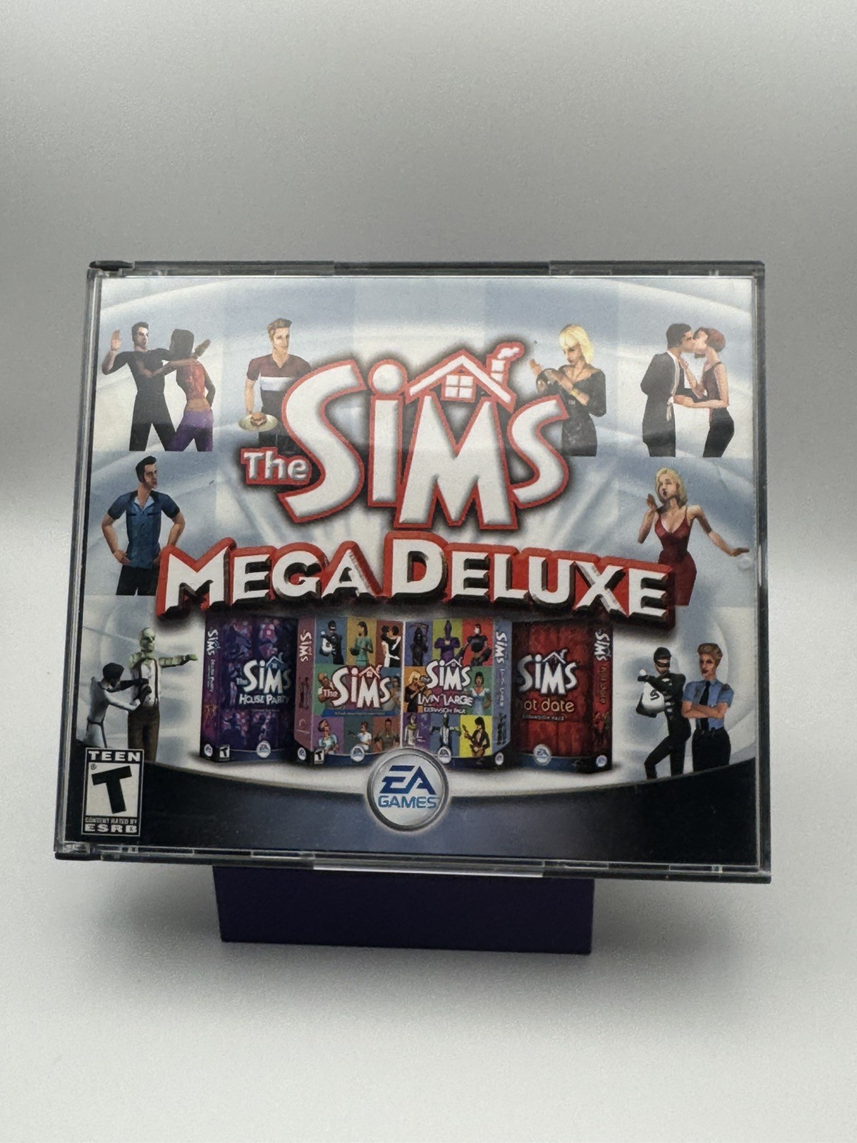 The Sims Mega Deluxe PC Game 2004 Complete 4 Discs