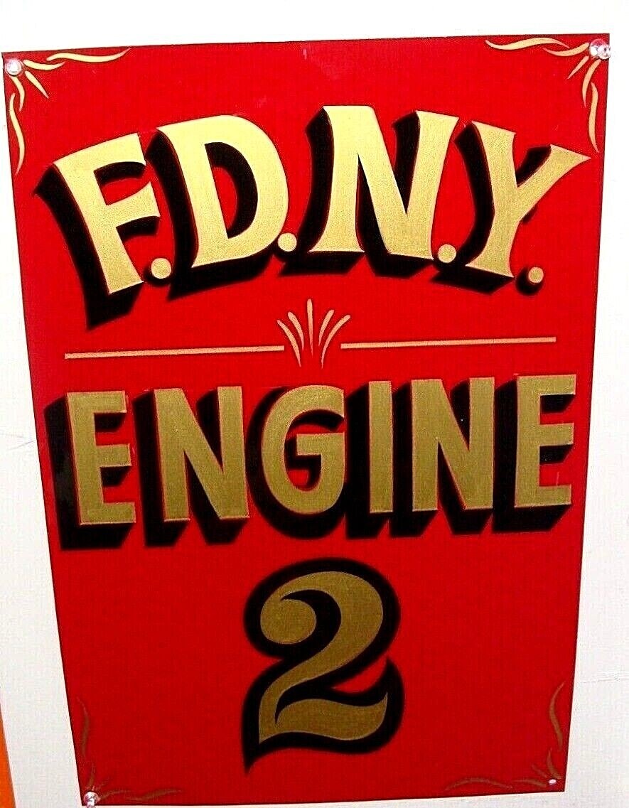 CUSTOM ORDER YOUR PERSONALIZED HAND PAINTED FIRE ENGINE DEPT SIGN Fireman Gift