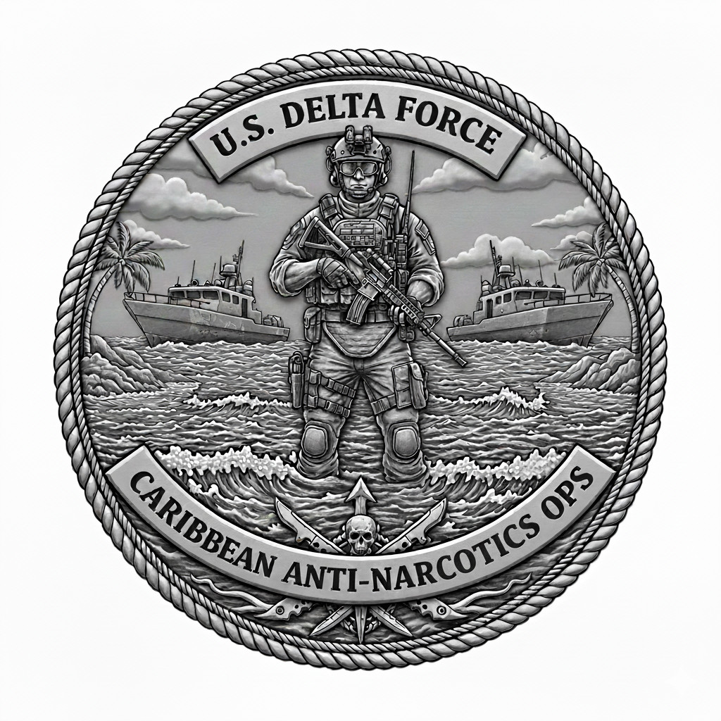 US Delta Force Spec Ops Warfare Anti-Narcotics Veteran Gift 4