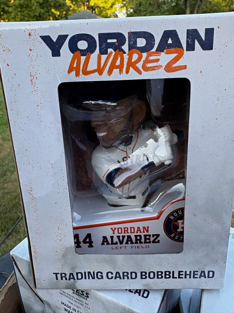 Success Brands Yordan Alvarez Houston Astros #44 Trading Card Bobblehead