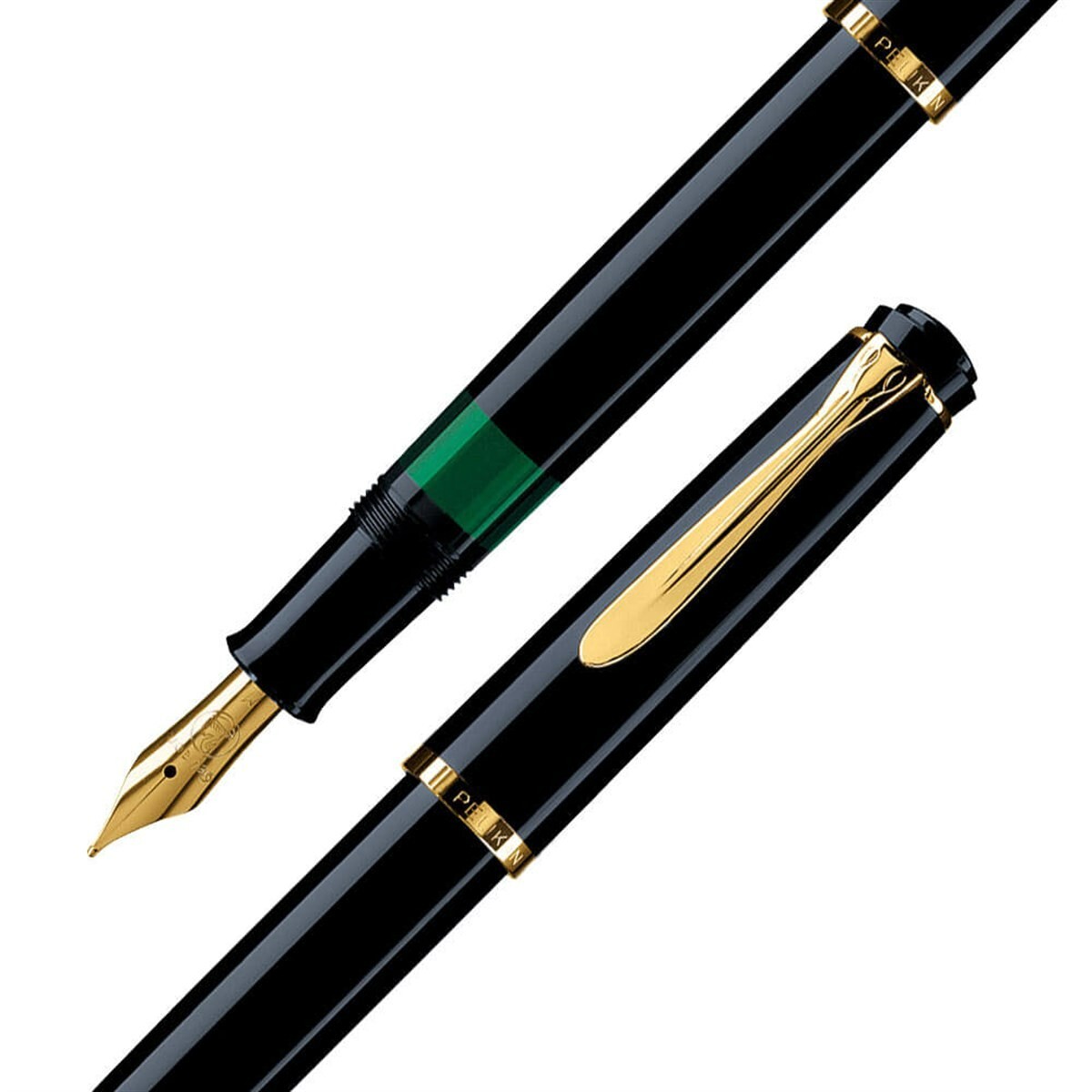 pelikan m200 Black fountain pen Fine  Nib F nib