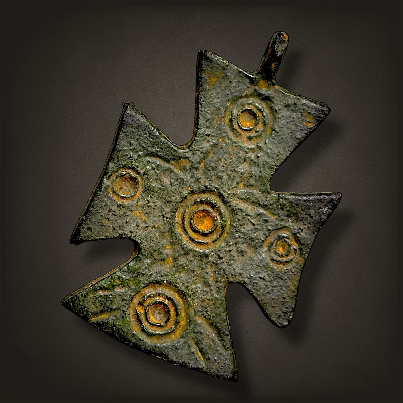 Large Byzantine Pendant Cross 6th -13th Century