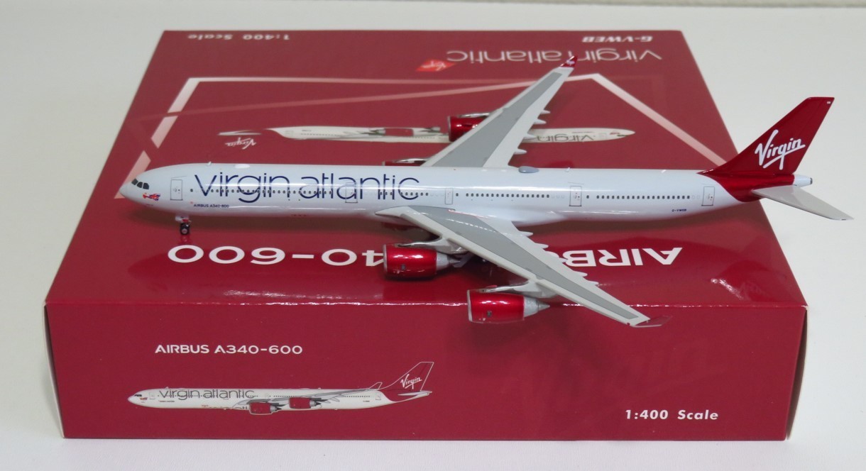 Phoenix Models Virgin Atlantic A340-600. G-VWEB. Brand New. I:400 Scale