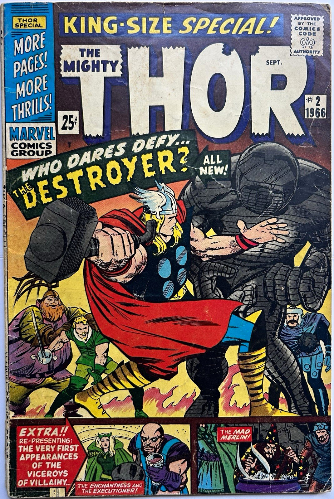 The Mighty Thor King-Size Special #2 (1966) Silver Age 1st app. The Destroyer