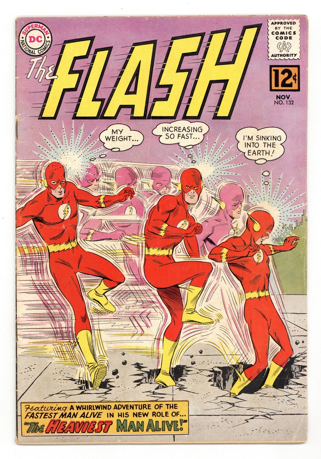 Flash #132 GD/VG 3.0 1962