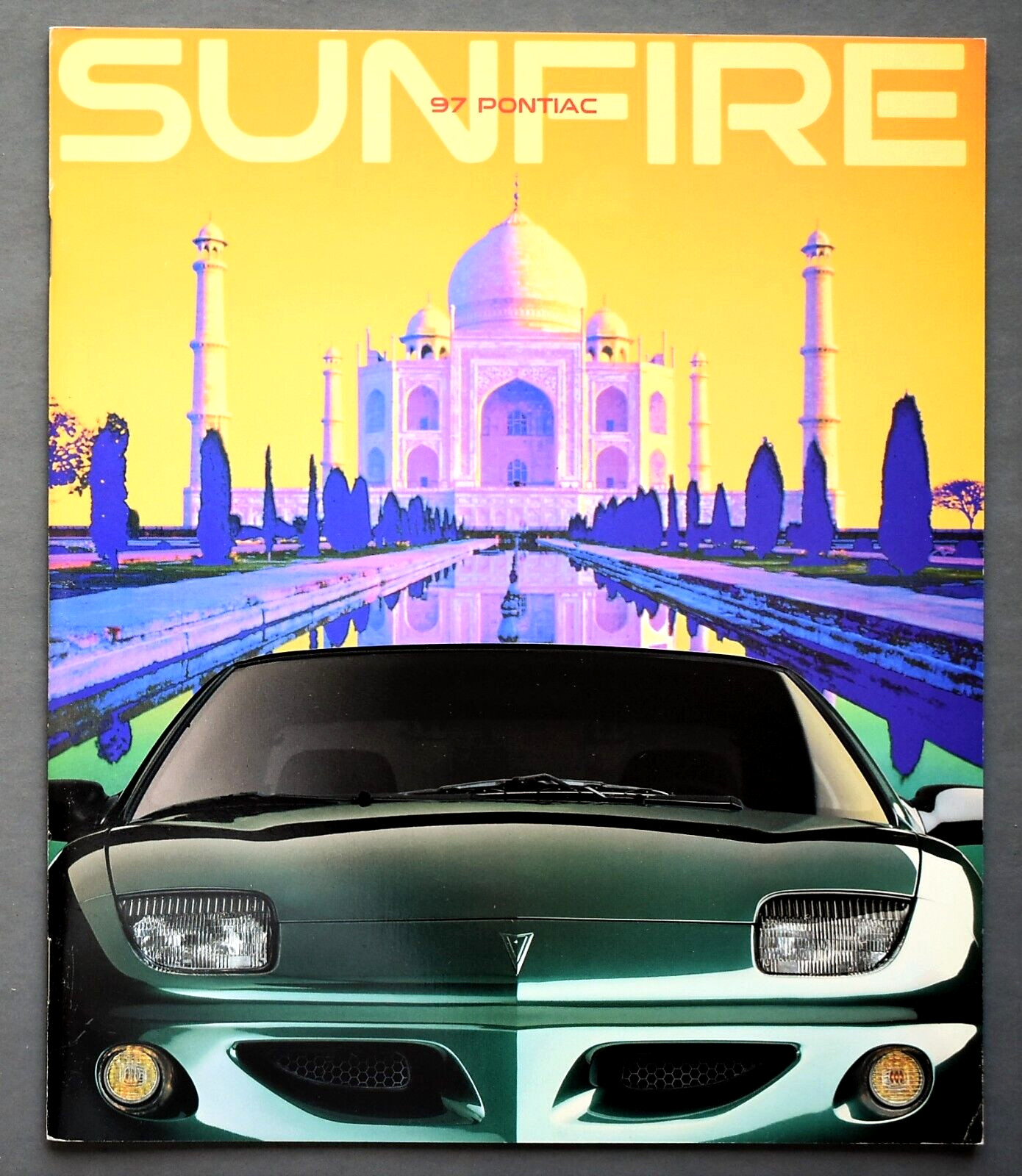 ORIGINAL 1997 PONTIAC SUNFIRE SALES BROCHURE CATALOG ~ 16 PAGES ~ 9\