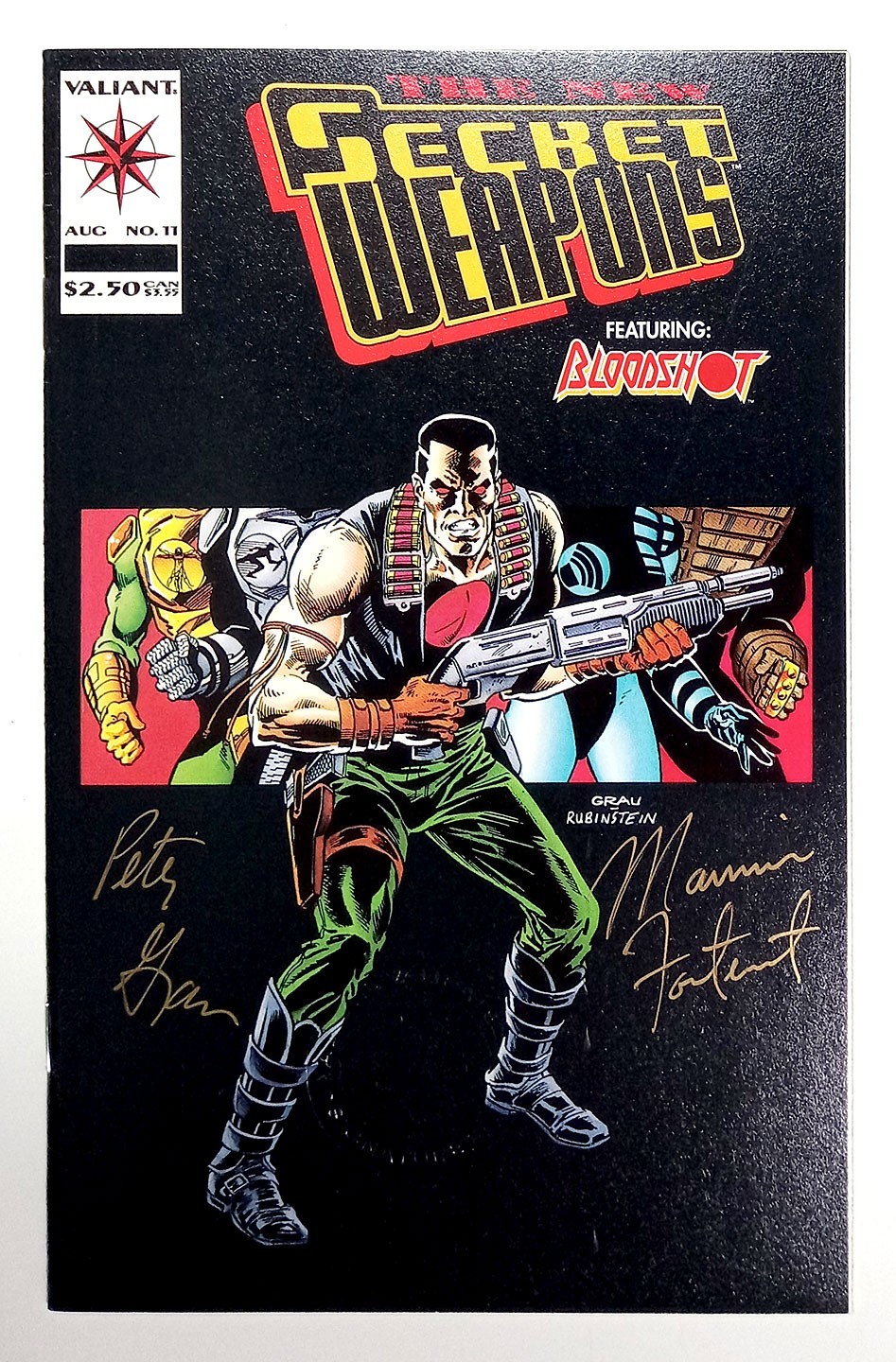 Secret Weapons #11B Valiant Validated Signature Series (1994) Valiant  