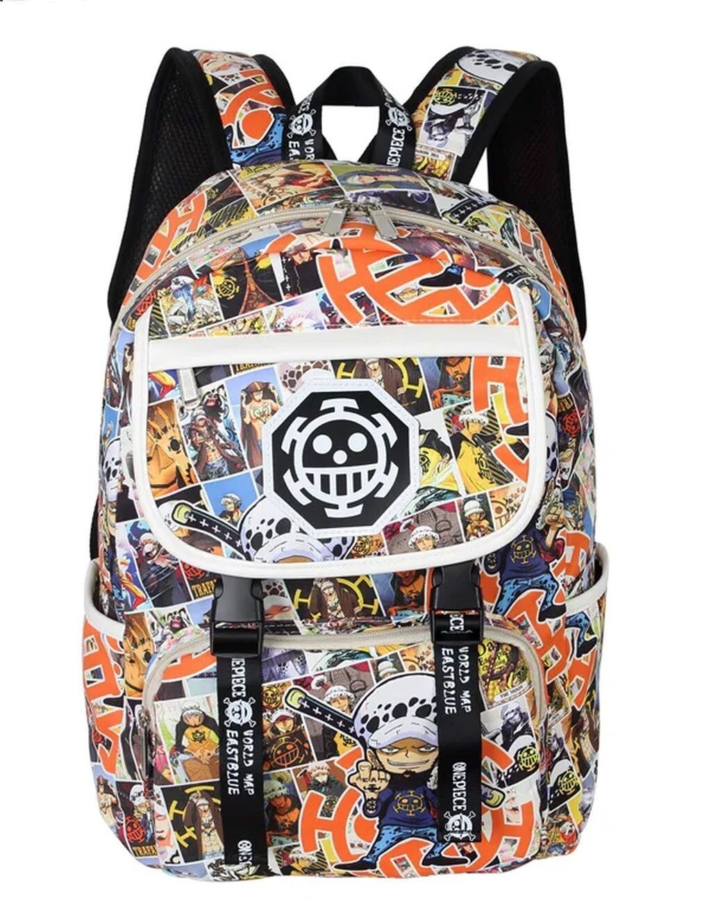 Bandai Animation One Piece World Map East Blue Naruto Peripheral Backpack - NEW