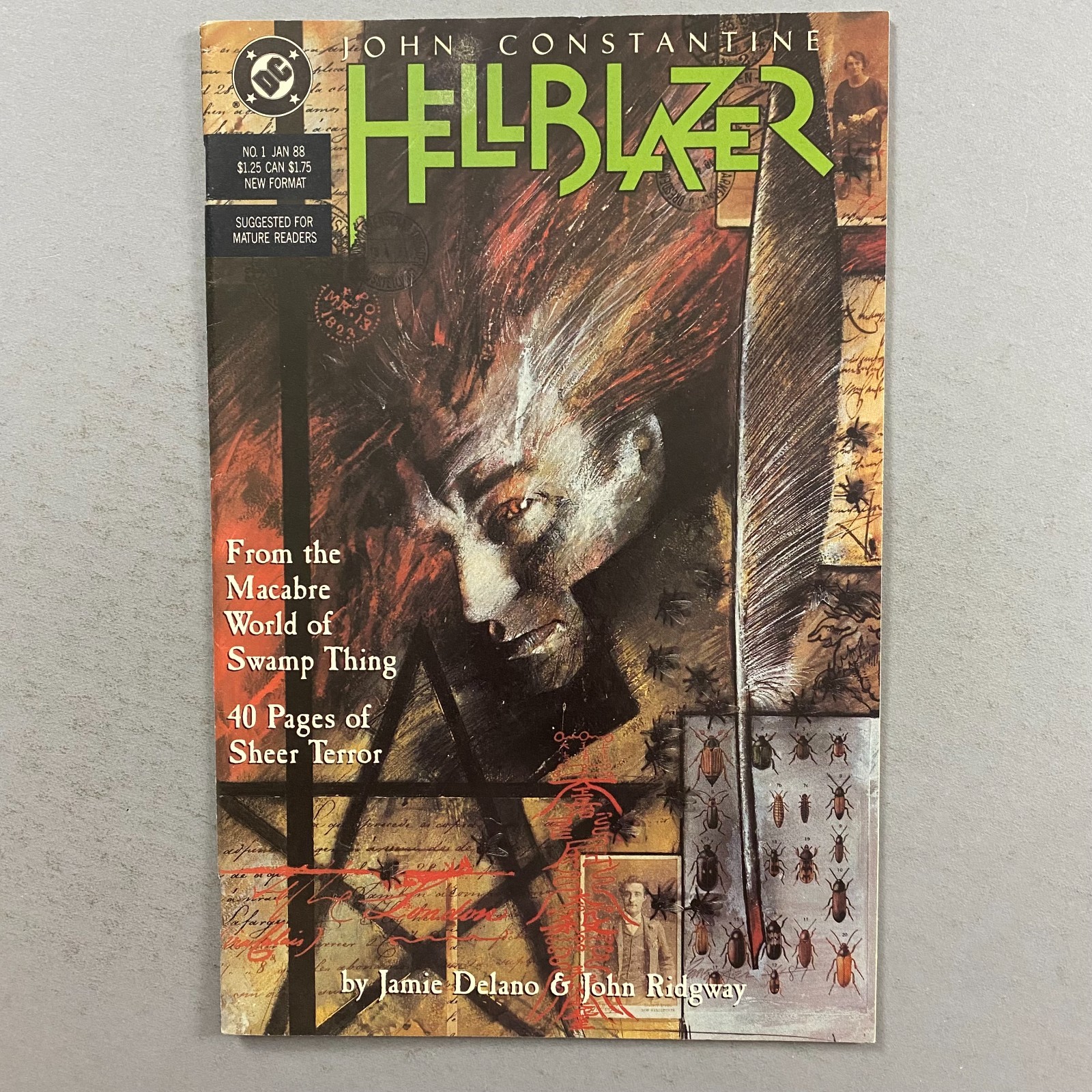 HELLBLAZER 1 1ST APPEARANCE OF PAPA MIDNITE (1987, DC COMICS)