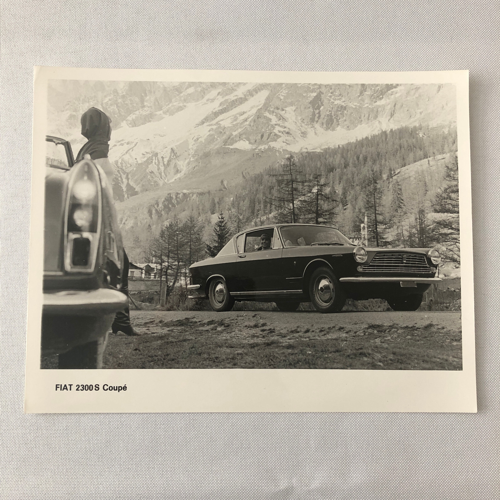 Fiat 2300 S Coupe Factory Press Photo Photograph Fiat 2300S