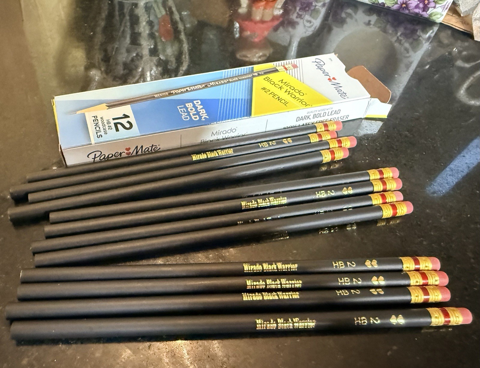Mirado Black Warrior Pencils, Black, HB #2, 12 Count