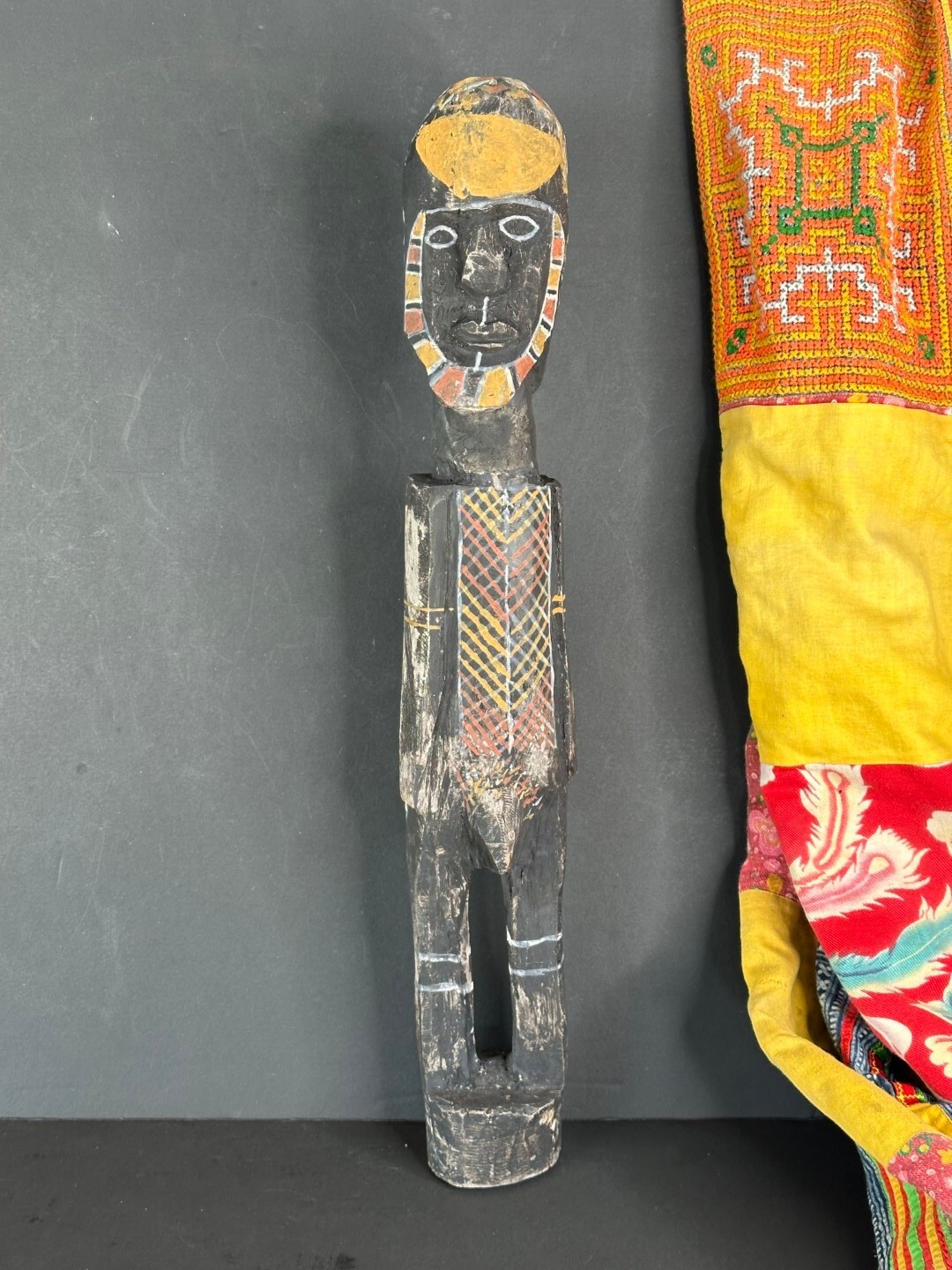 Old Australian Aboriginal Tiwi Islands Iron Wood Carving