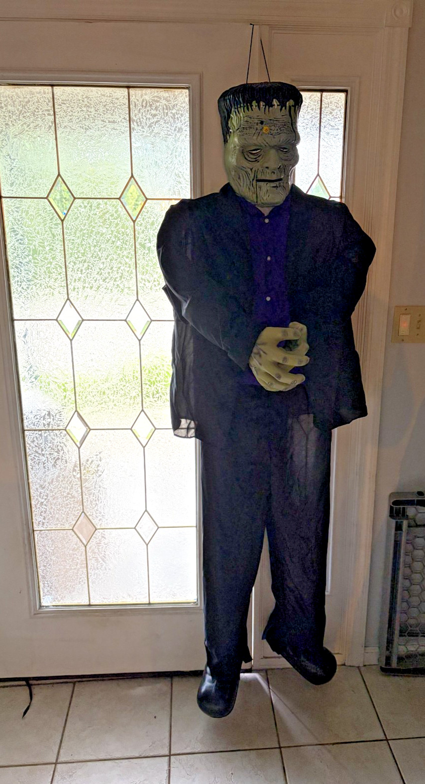 Gemmy Life Size Monster Greeter Frankenstein in box works 