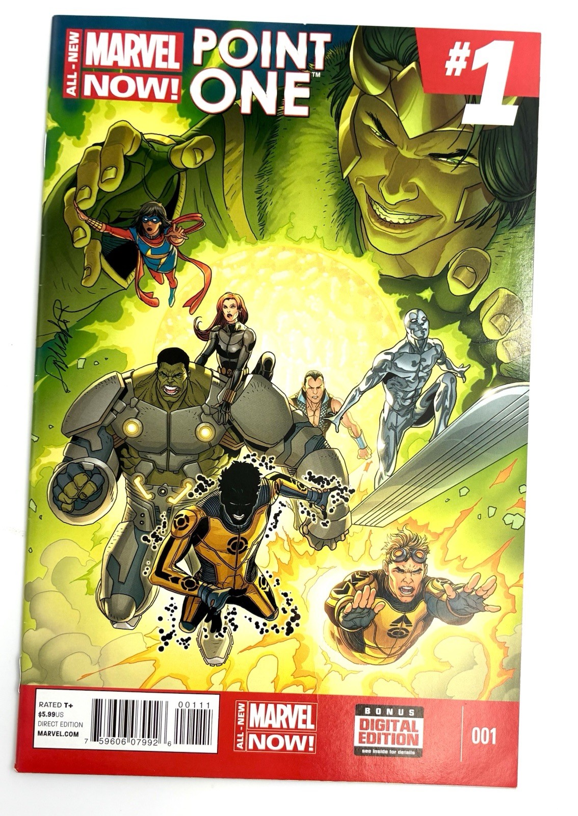 All-New Marvel NOW Point One #1 2014 9.2 NM- 🔑 1st Ms Marvel Kamala Khan