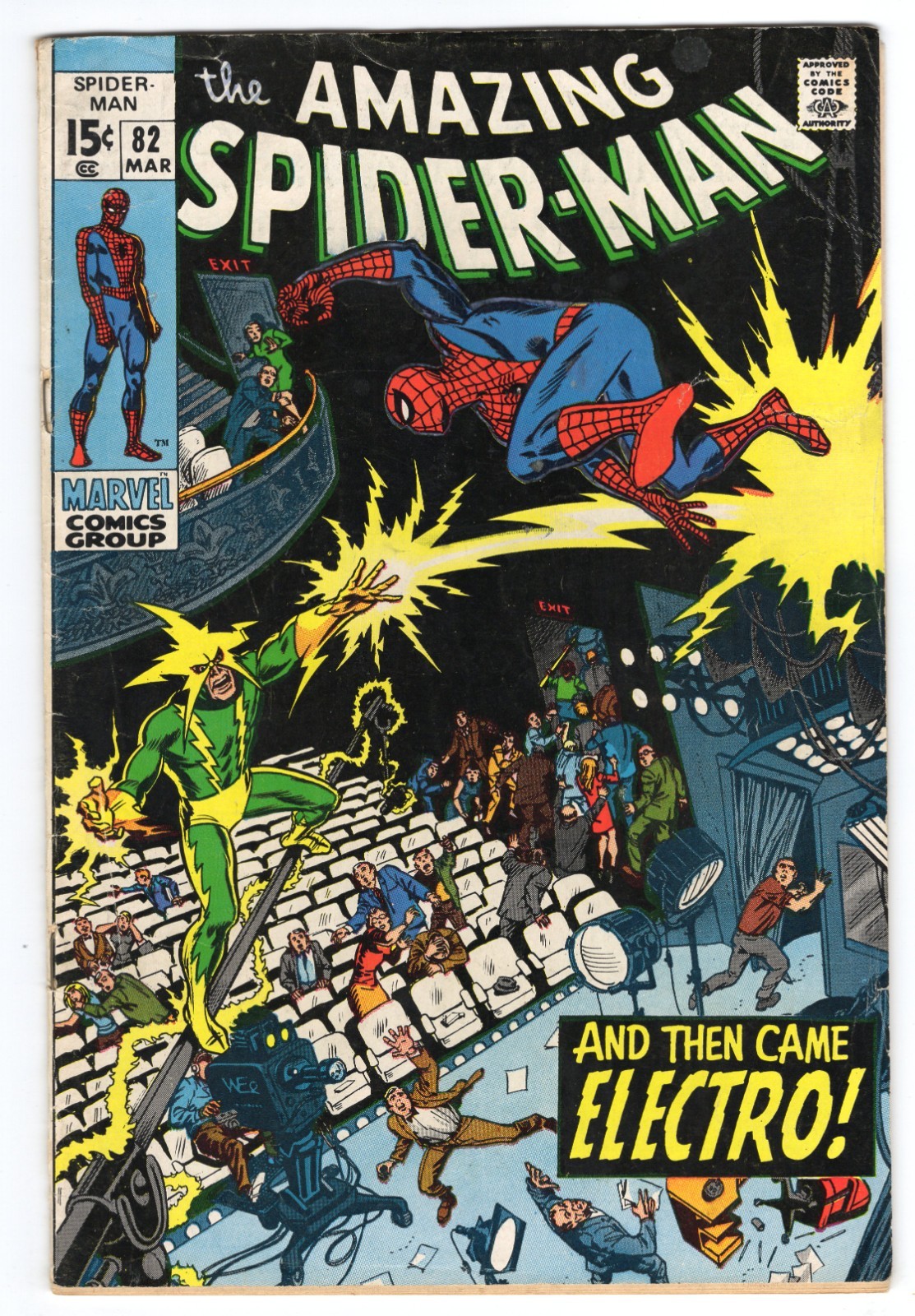 Amazing Spider-Man 82 1970 Marvel Comics VG 4.0 Gwen Stacy Electro Harry Osborn