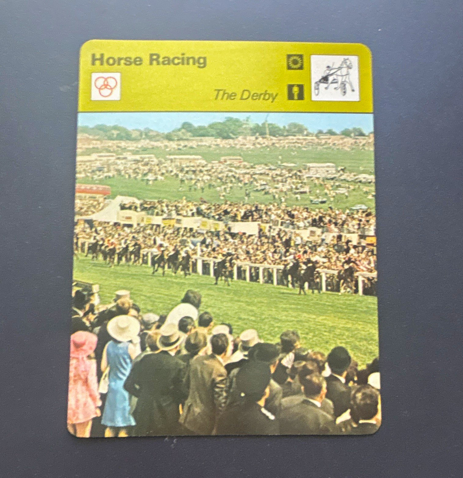 Editions Rencontre S.A. 1977 Horse Racing The Derby The Derby Non-Sport Card